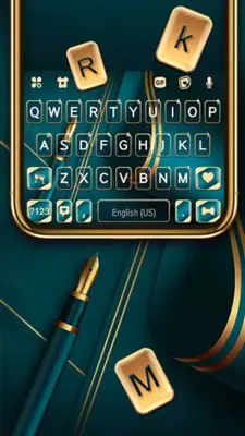 Luxury Business Keyboard Backg android App screenshot 3